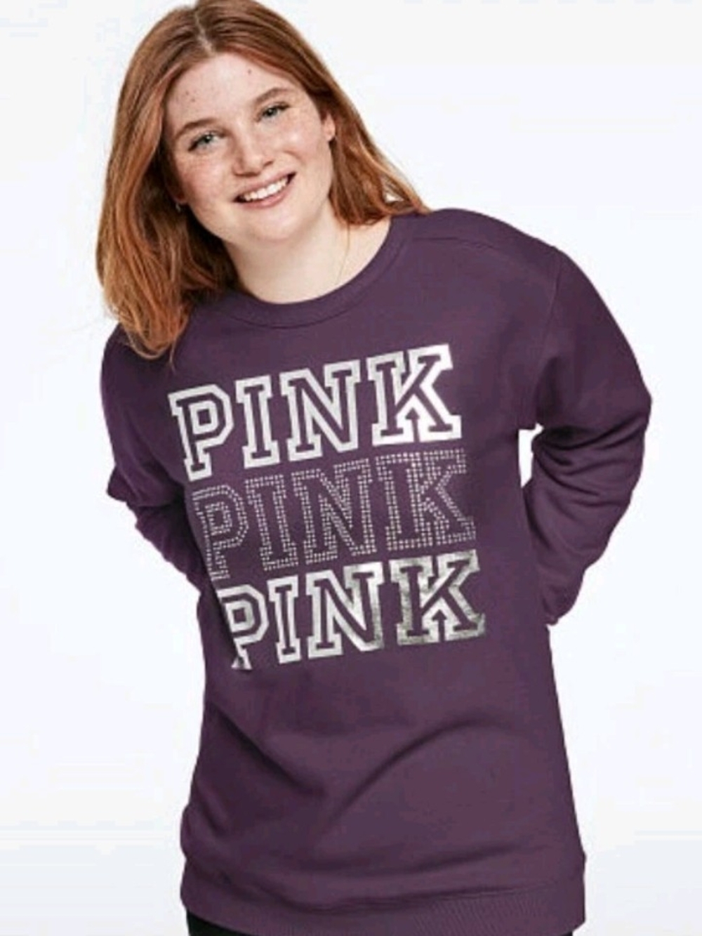 Victoria secret Pink~ Everyday Lounge Campus Bling Large Blackberry Foil